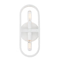 Carousel Two Light Wall Sconce in Matte White