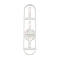 Carousel Three Light Wall Sconce in Matte White