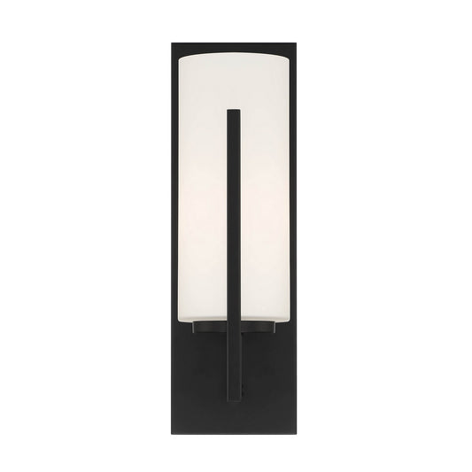 Cambria One Light Wall Sconce in Matte Black