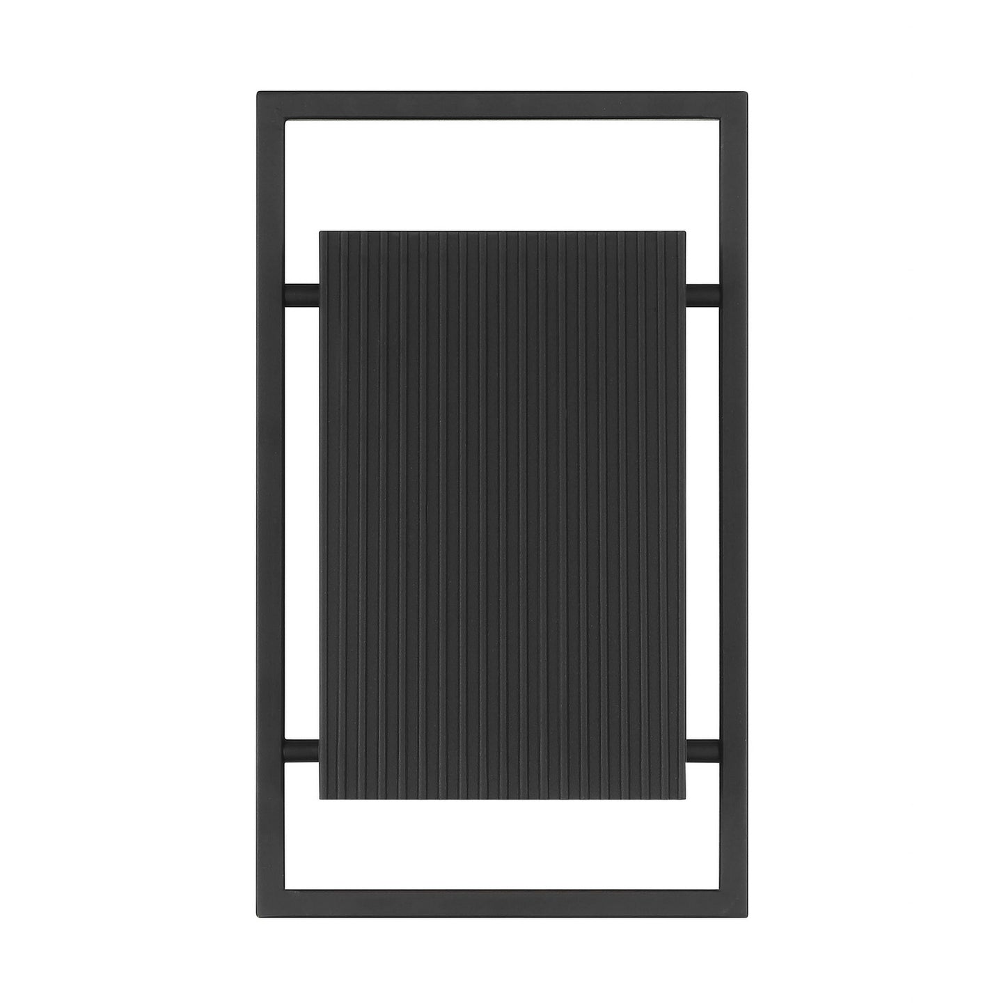Pine Hills One Light Wall Lantern in Black