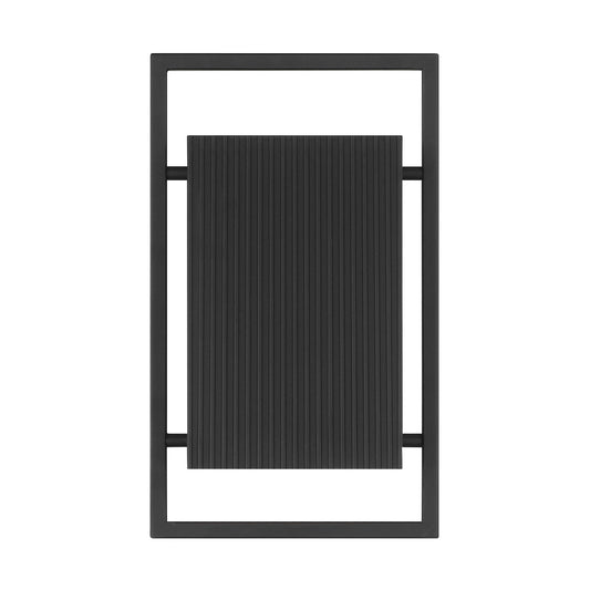 Pine Hills One Light Wall Lantern in Black