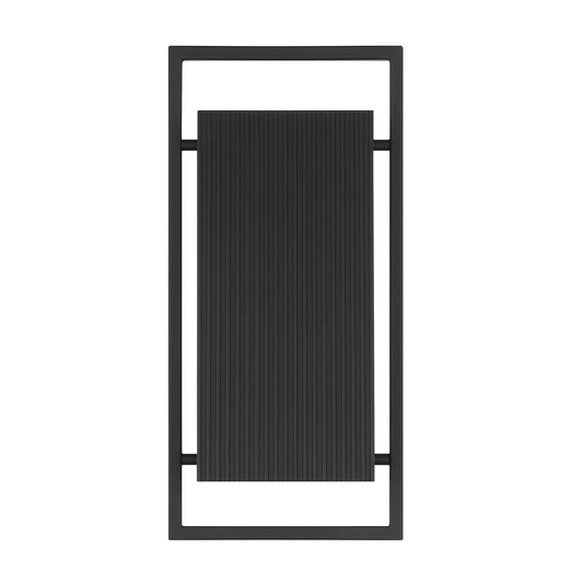 Pine Hills One Light Wall Lantern in Black