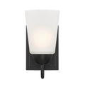 Malone One Light Wall Sconce in Matte Black