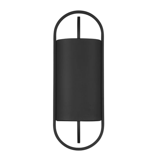 Nightfall One Light Wall Lantern in Black