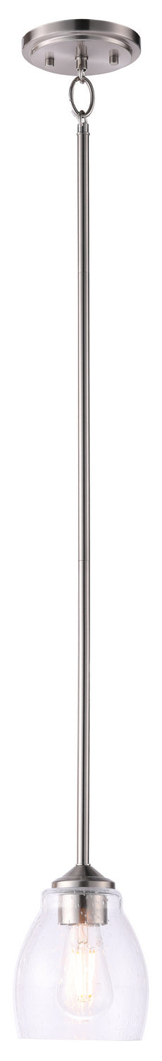 Winsley One Light Pendant in Brushed Nickel