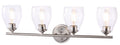 Winsley Four Light Wall Lamp in Brushed Nickel
