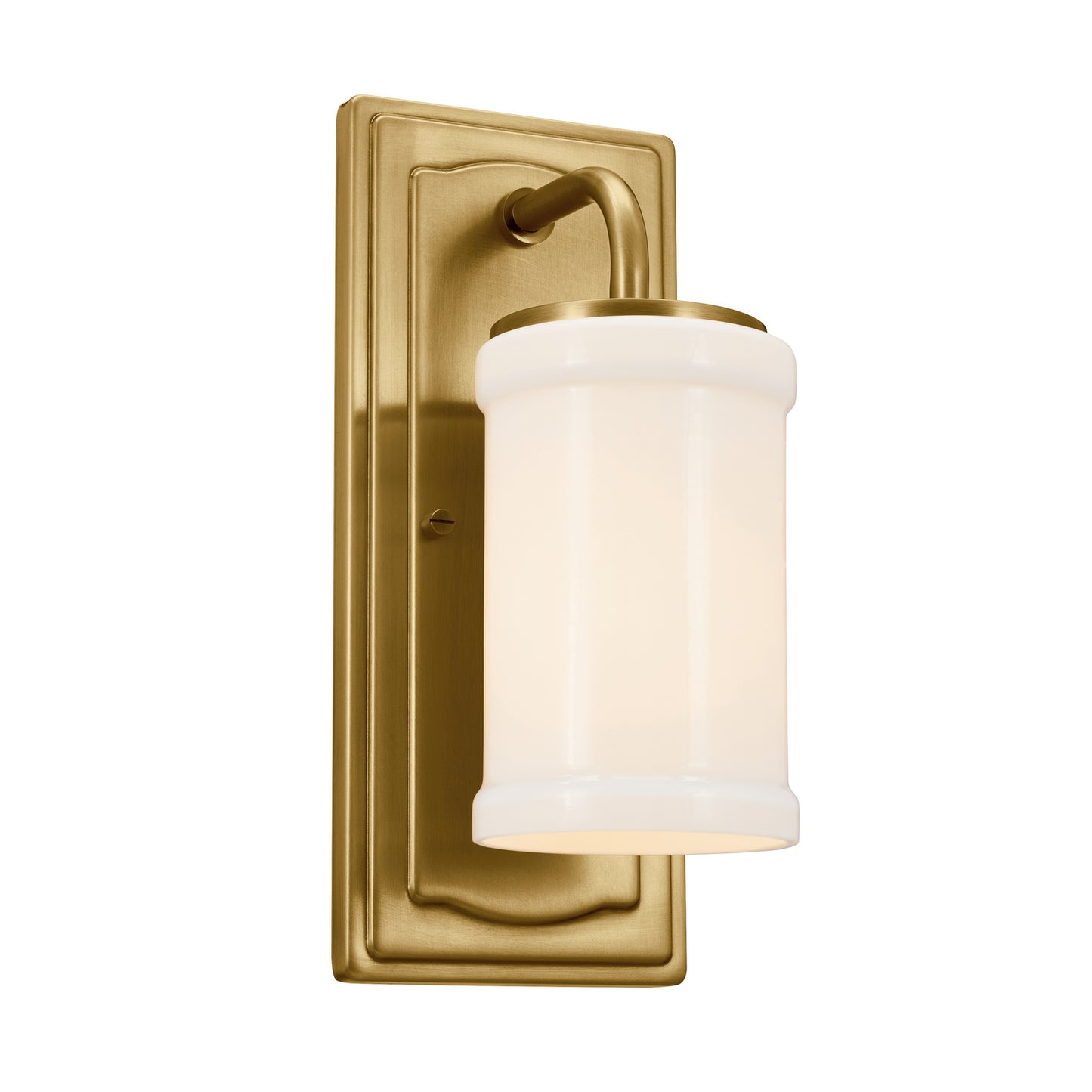 Vetivene One Light Wall Sconce in Natural Brass