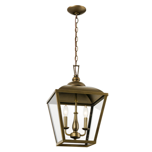 Dame Two Light Pendant in Character Bronze