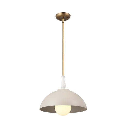 Fira One Light Pendant in Greige