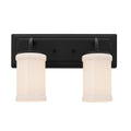 Vetivene Two Light Bath in Textured Black