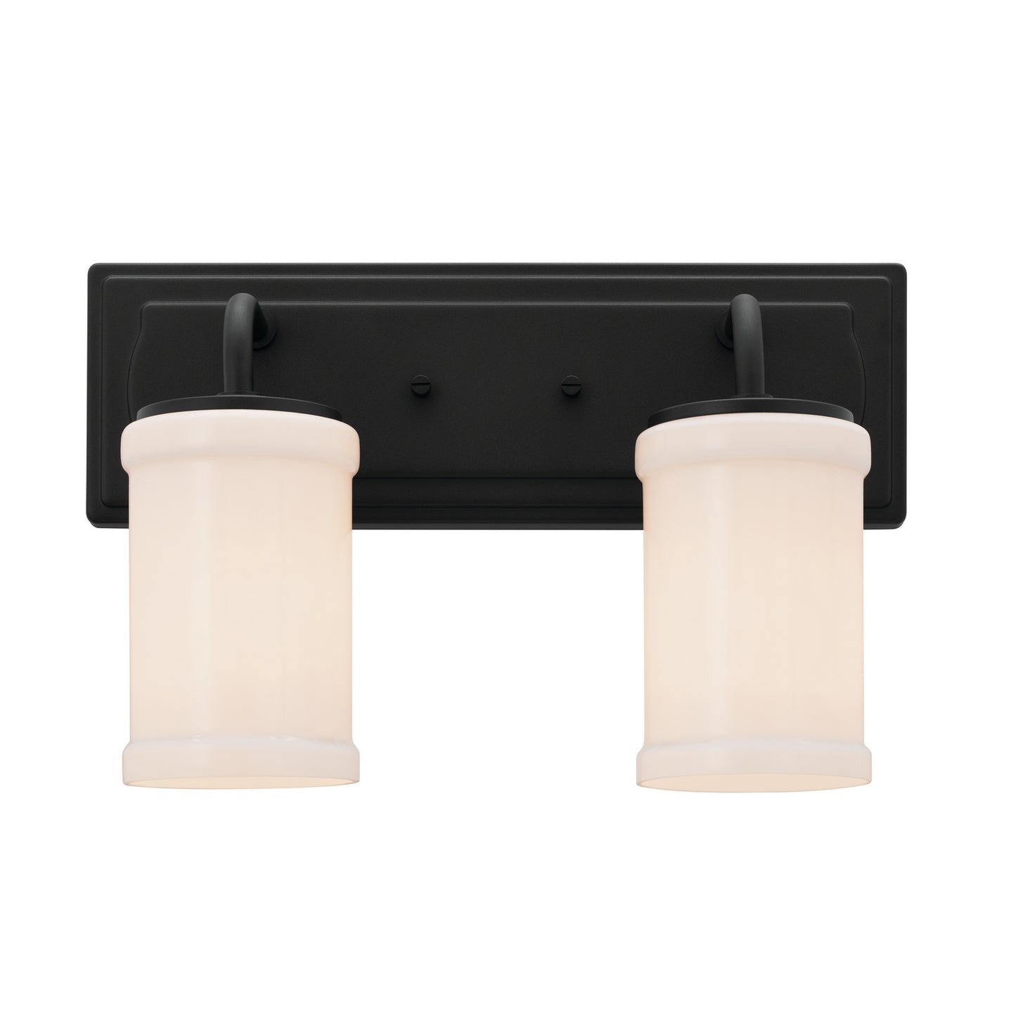 Vetivene Two Light Bath in Textured Black
