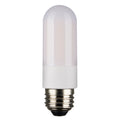 (4-Pack) Satco S11225 8W LED T10 Tubular Bulb, E26 Base, 4000K, 900 Lumens, Dimmable, Frost