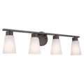 Stamos Four Light Bath in Olde Bronze