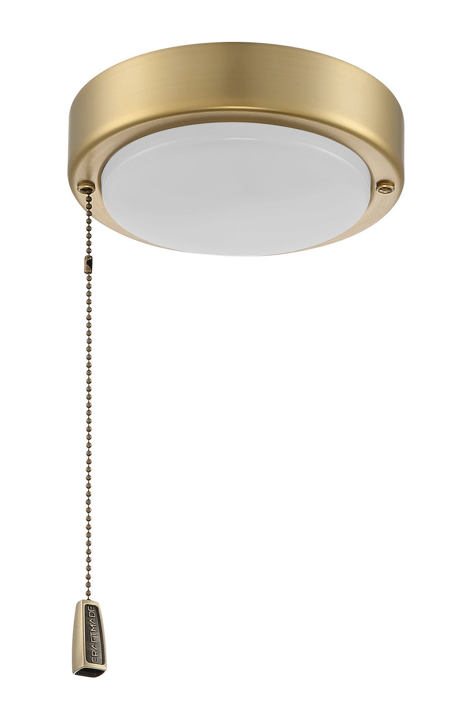 Light Kit-Disk LED Disk Fan Light Kit in Satin Brass