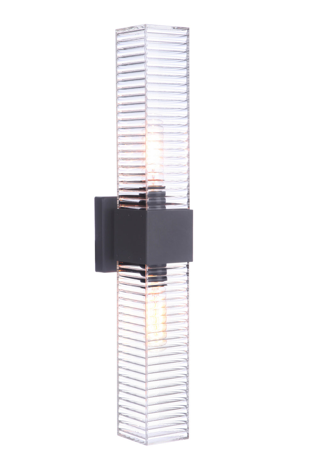 Craftmade - ZA4510-MN - Two Light Outdoor Wall Mount - Ridge - Midnight