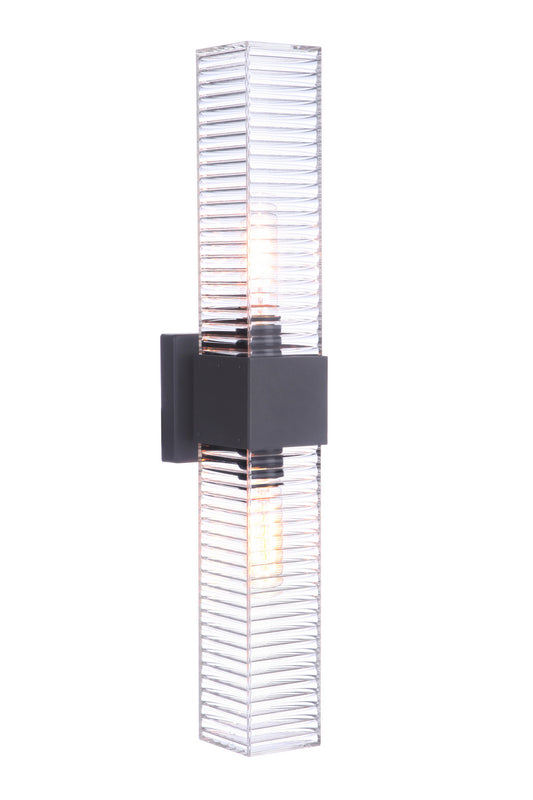 Craftmade - ZA4510-MN - Two Light Outdoor Wall Mount - Ridge - Midnight