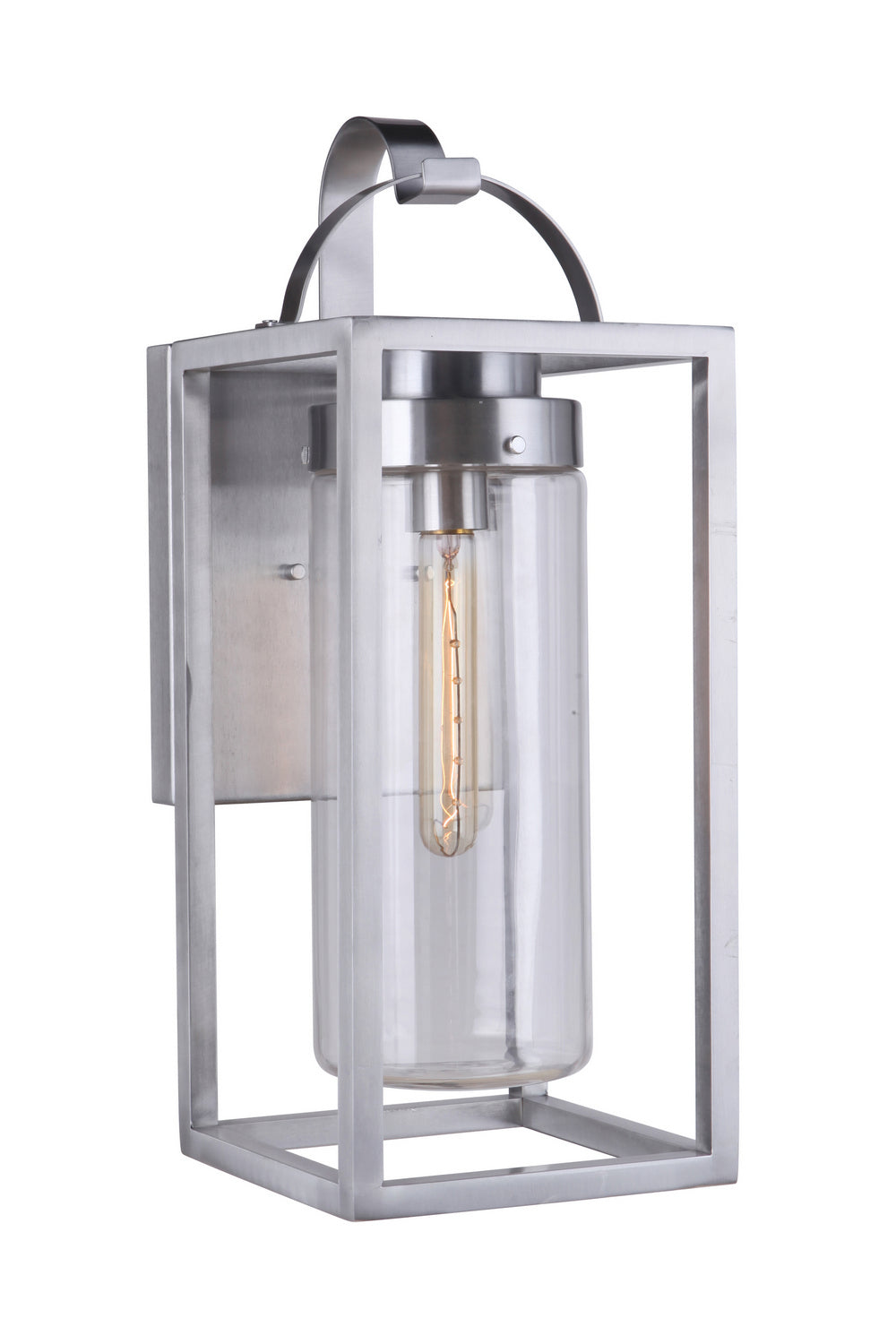 Craftmade - ZA4814-SA - One Light Outdoor Wall Mount - Neo - Satin Aluminum