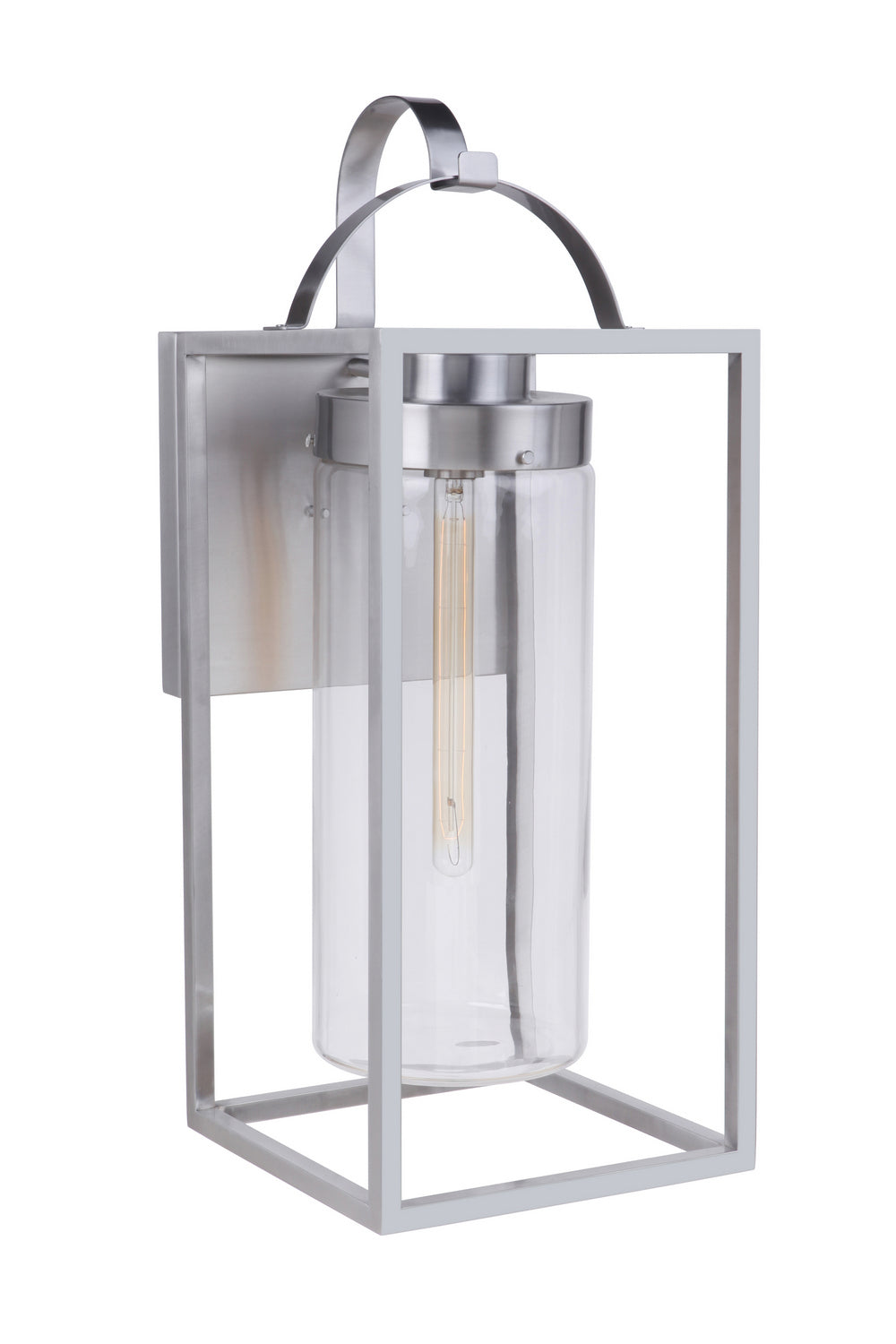 Craftmade - ZA4834-SA - One Light Outdoor Wall Mount - Neo - Satin Aluminum