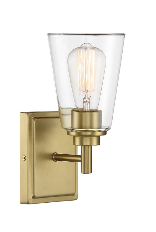 Westin One Light Vanity in Brushed Gold