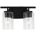 Generation Lighting - 41171-112 - Two Light Wall / Bath - Oslo - Midnight Black