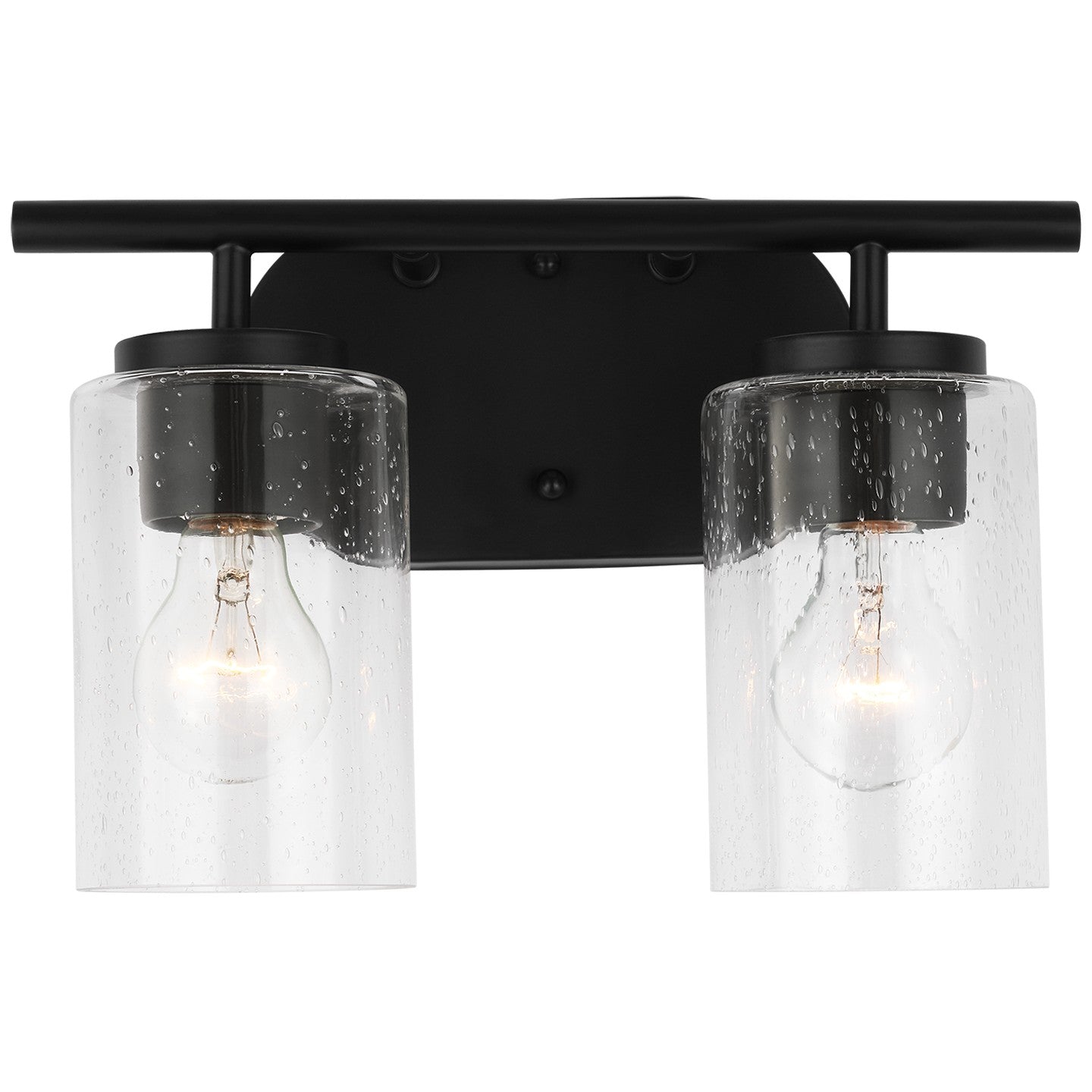Oslo Two Light Wall / Bath in Midnight Black