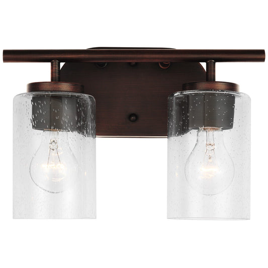 Generation Lighting - 41171-710 - Two Light Wall / Bath - Oslo - Bronze