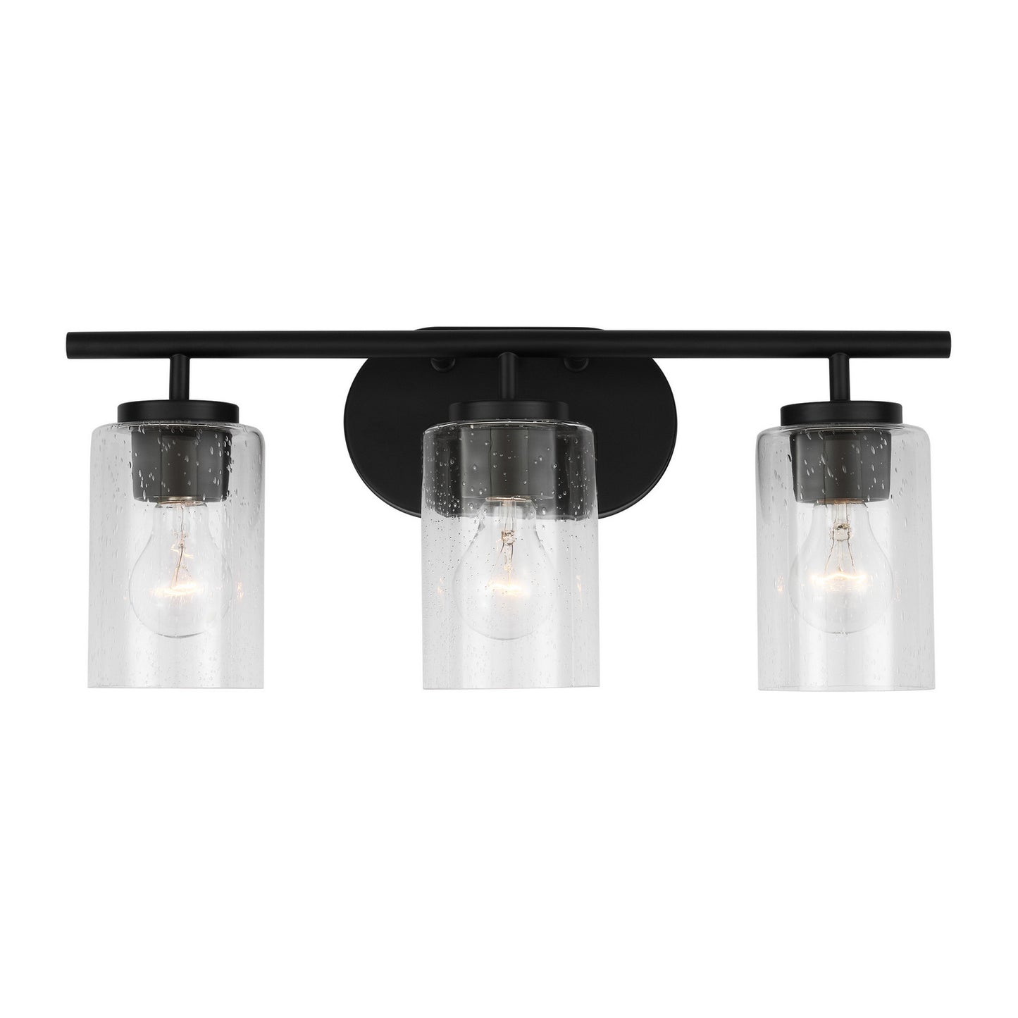 Oslo Three Light Wall / Bath in Midnight Black