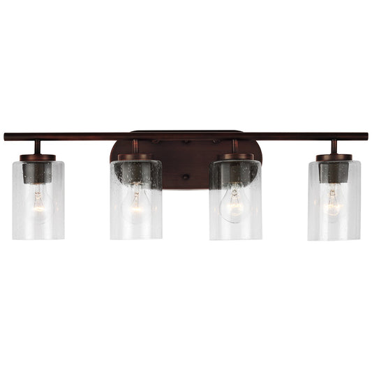 Generation Lighting - 41173-710 - Four Light Wall / Bath - Oslo - Bronze