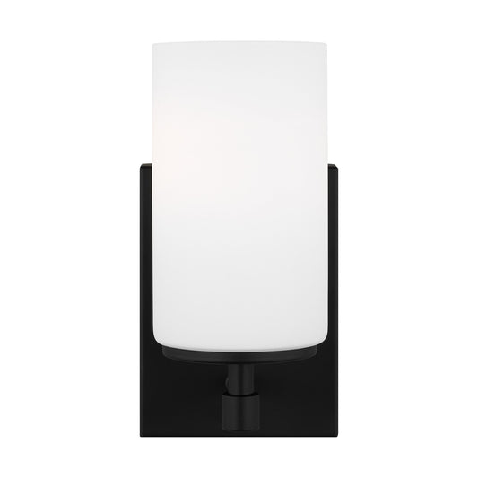 Alturas One Light Wall / Bath Sconce in Midnight Black