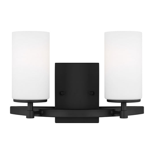 Generation Lighting - 4424602-112 - Two Light Wall / Bath - Alturas - Midnight Black
