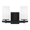 Generation Lighting - 4424602EN3-112 - Two Light Wall / Bath - Alturas - Midnight Black