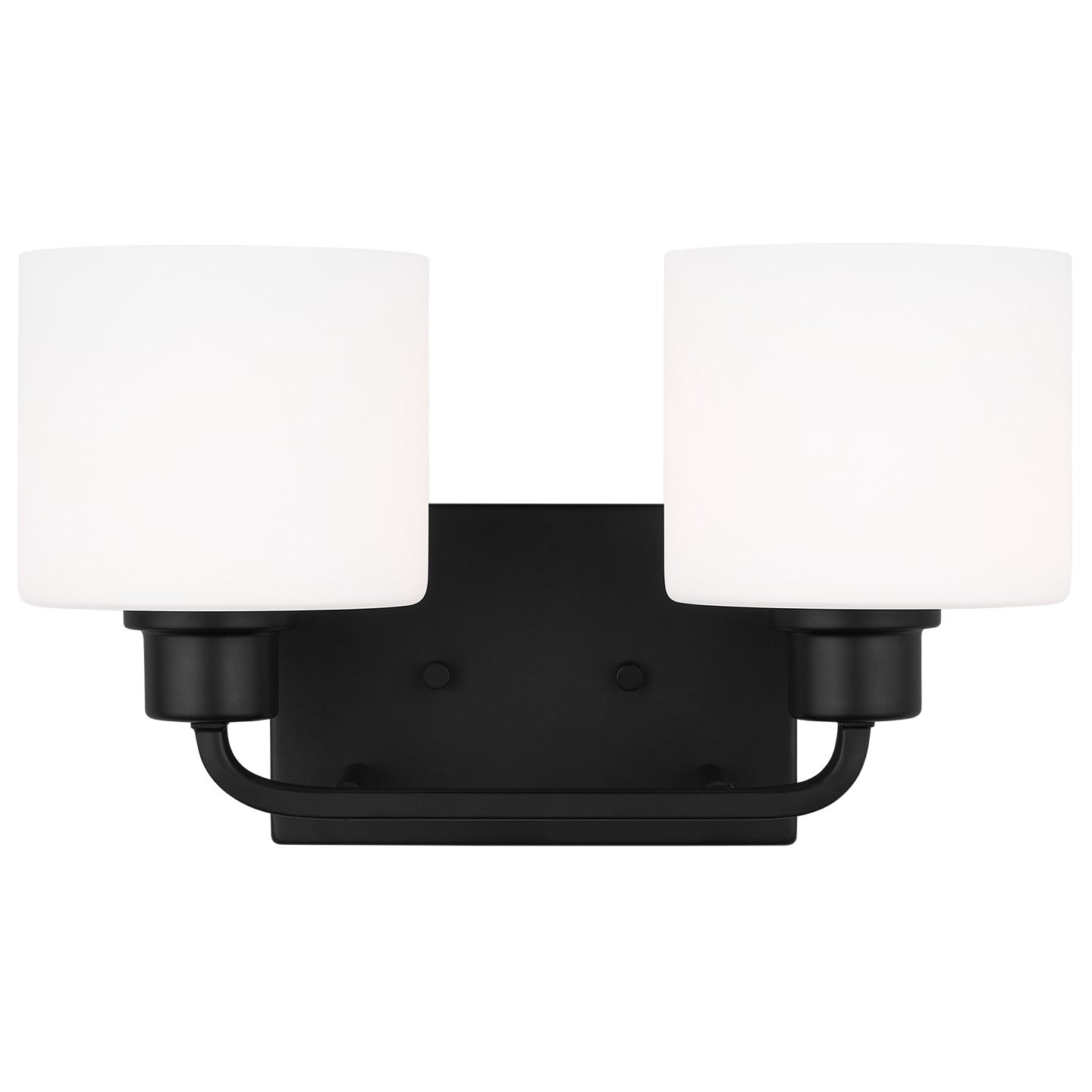 Generation Lighting - 4428802-112 - Two Light Wall / Bath - Canfield - Midnight Black