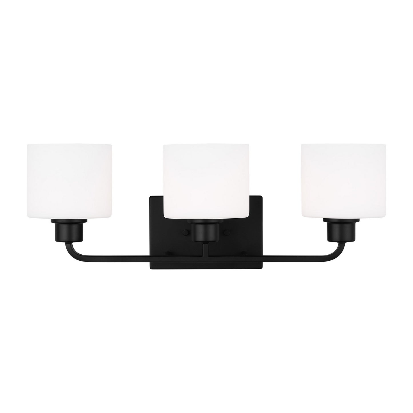 Generation Lighting - 4428803-112 - Three Light Wall / Bath - Canfield - Midnight Black
