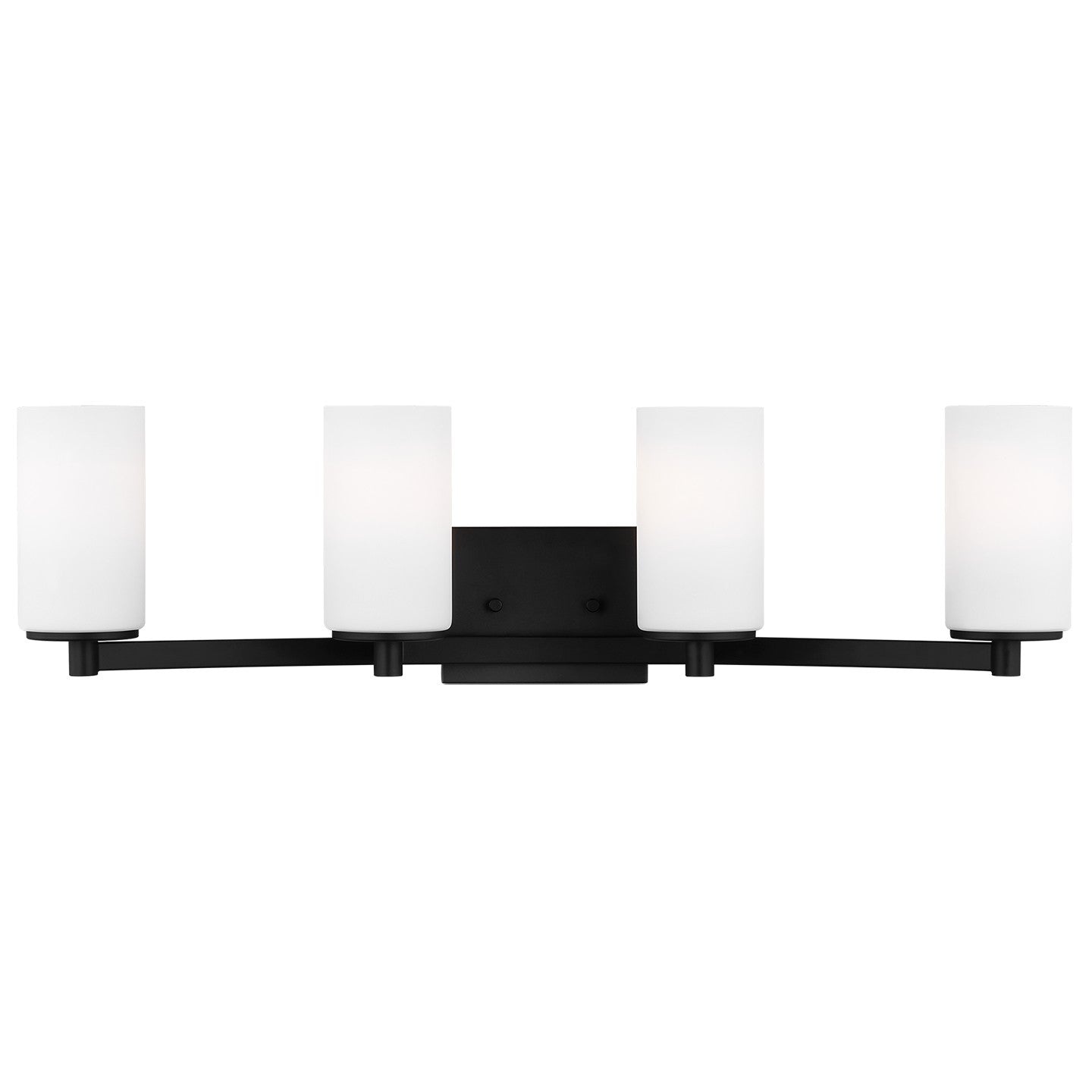 Hettinger Four Light Wall / Bath in Midnight Black