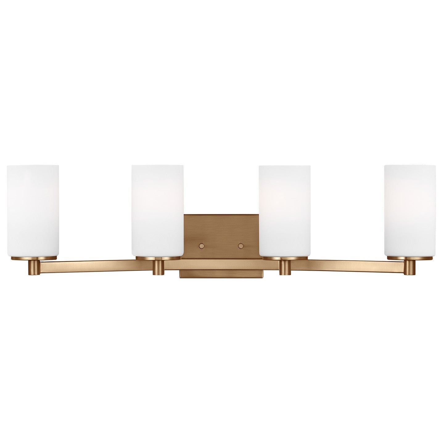 Generation Lighting - 4439104EN3-848 - Four Light Wall / Bath - Hettinger - Satin Brass