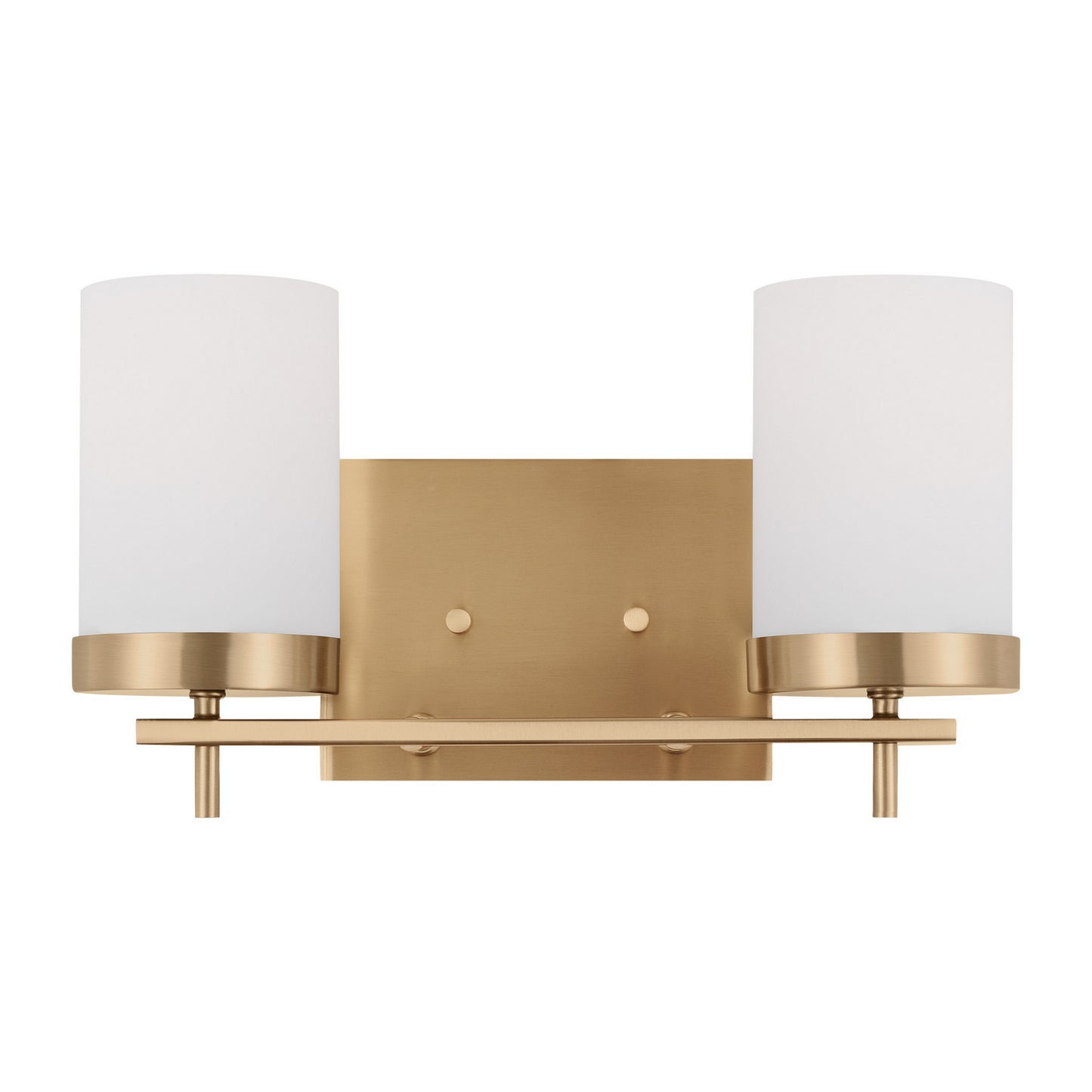 Zire Two Light Bath in Satin Brass