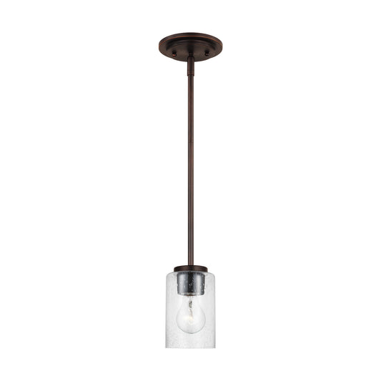 Oslo One Light Mini-Pendant in Bronze