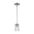 Generation Lighting - 61170-962 - One Light Mini-Pendant - Oslo - Brushed Nickel