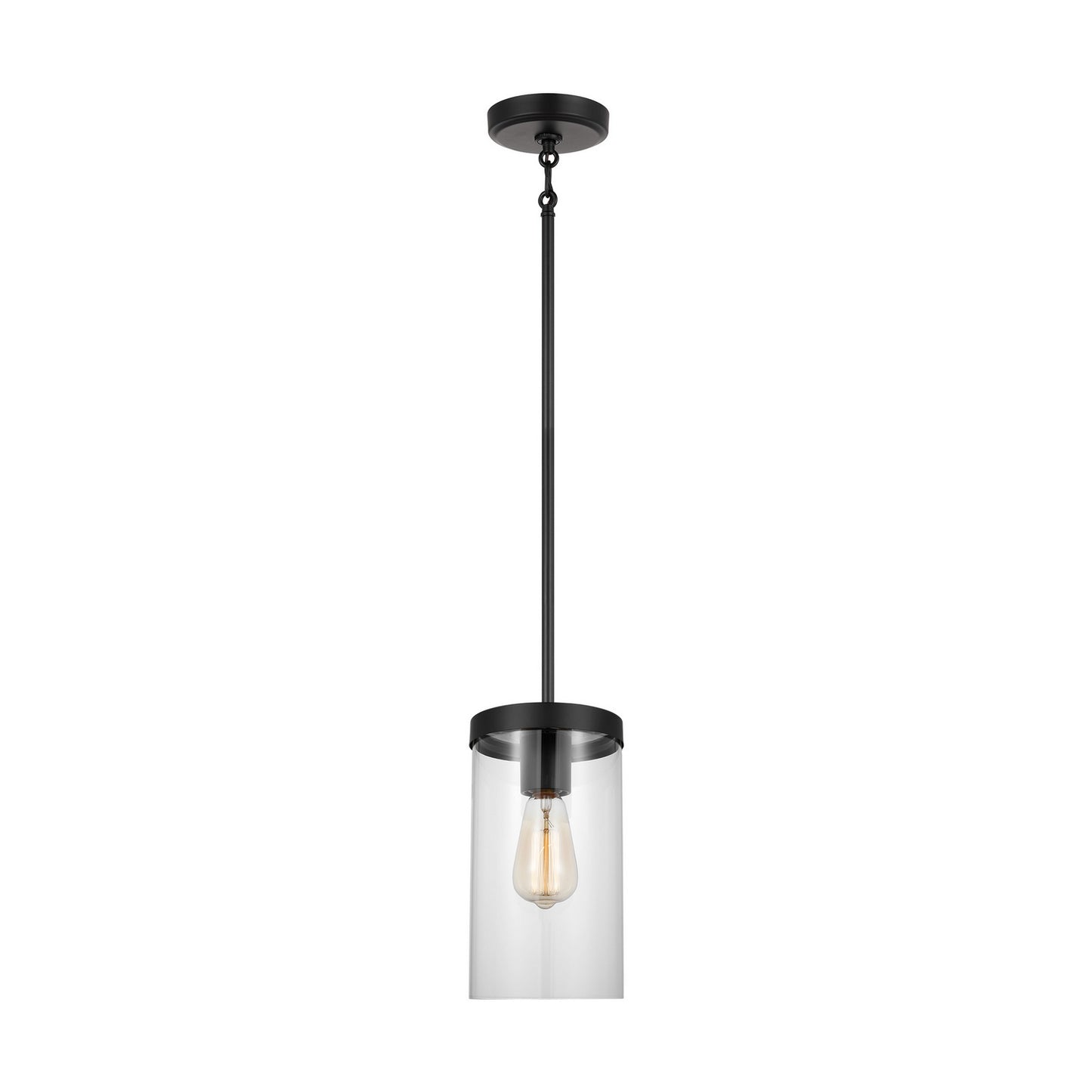 Zire One Light Pendant in Midnight Black