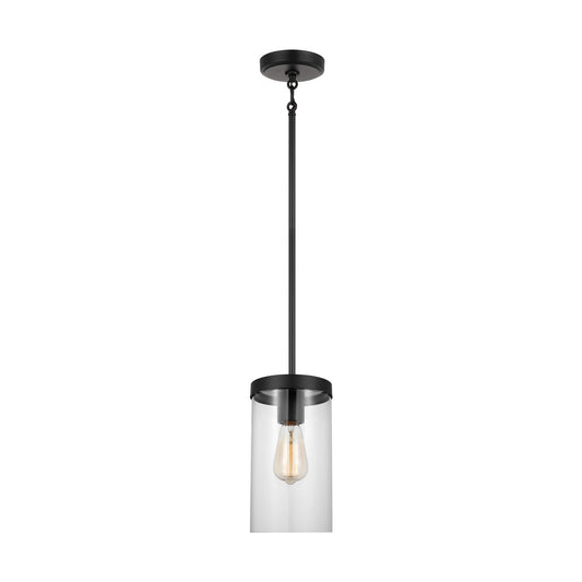 Zire One Light Pendant in Midnight Black