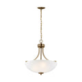 Generation Lighting - 6616503EN3-848 - Three Light Pendant - Geary - Satin Brass