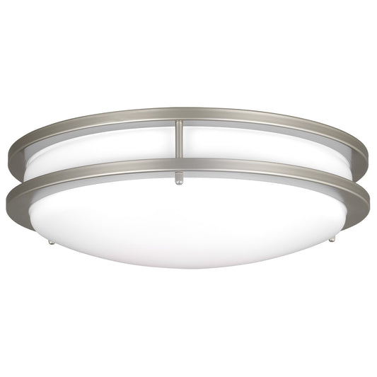 Mahone LED Flush Mount in Painted Brushed Nickel