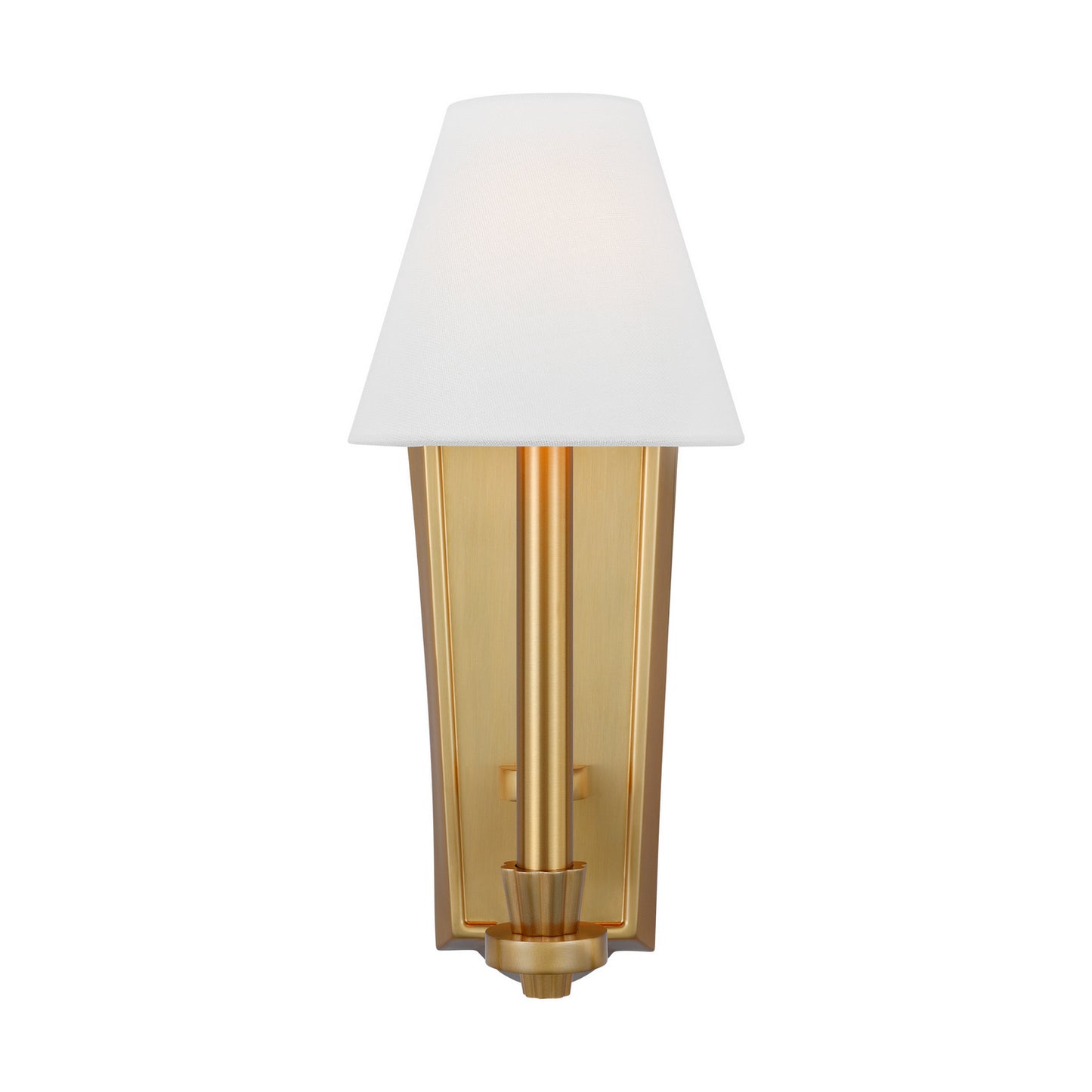 Paisley One Light Wall Sconce in Burnished Brass