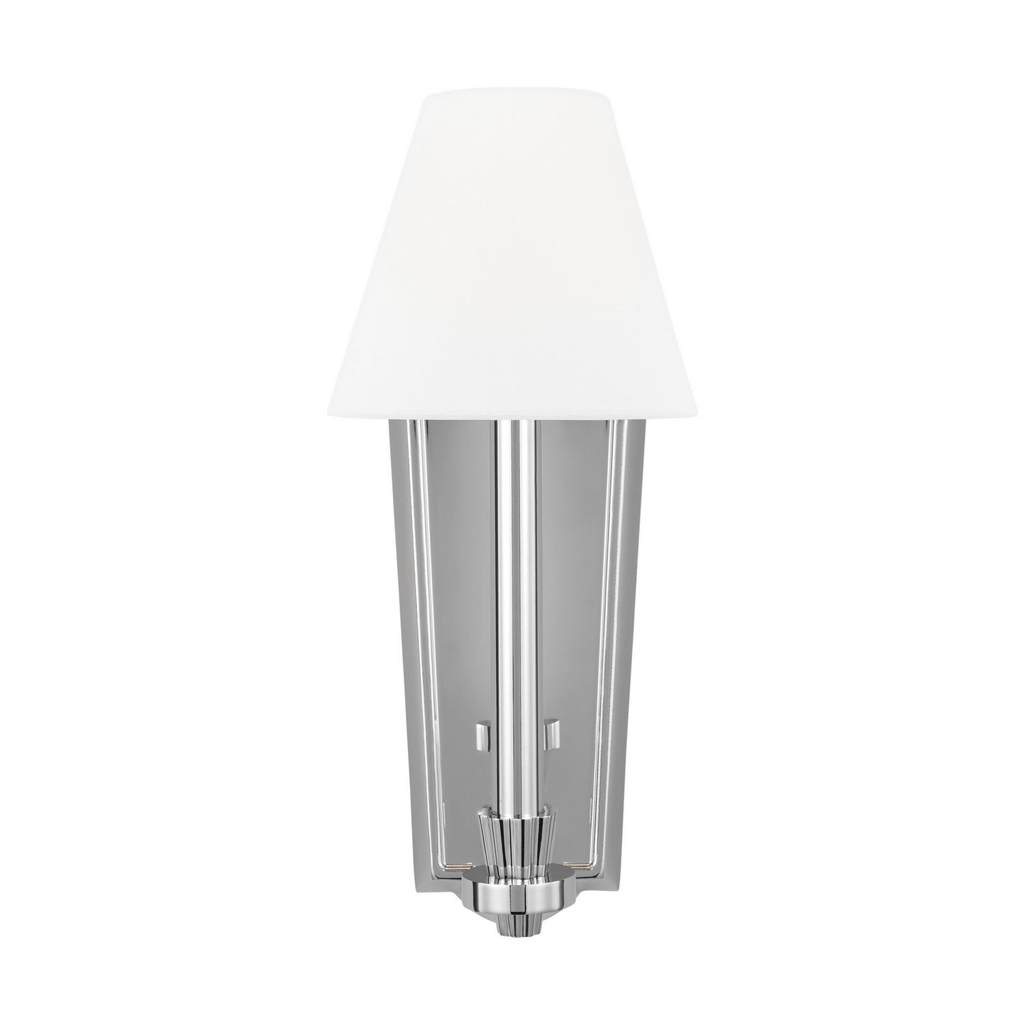 Paisley One Light Wall Sconce in Polished Nickel