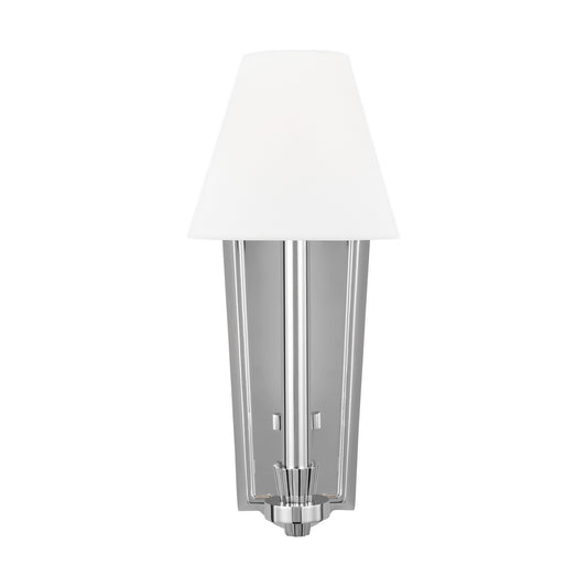 Paisley One Light Wall Sconce in Polished Nickel