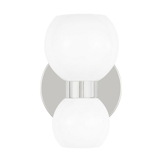 Londyn Two Light Wall Sconce in Polished Nickel