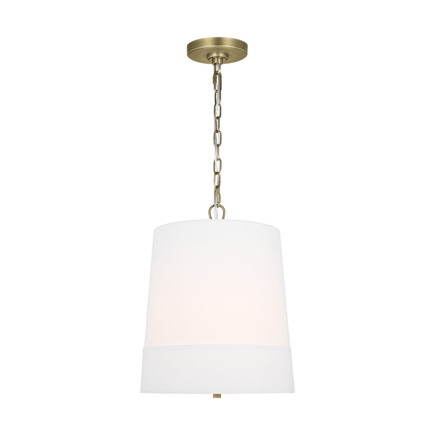 Ivie One Light Pendant in Time Worn Brass