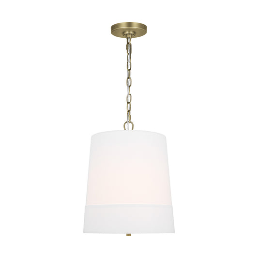 Ivie One Light Pendant in Time Worn Brass