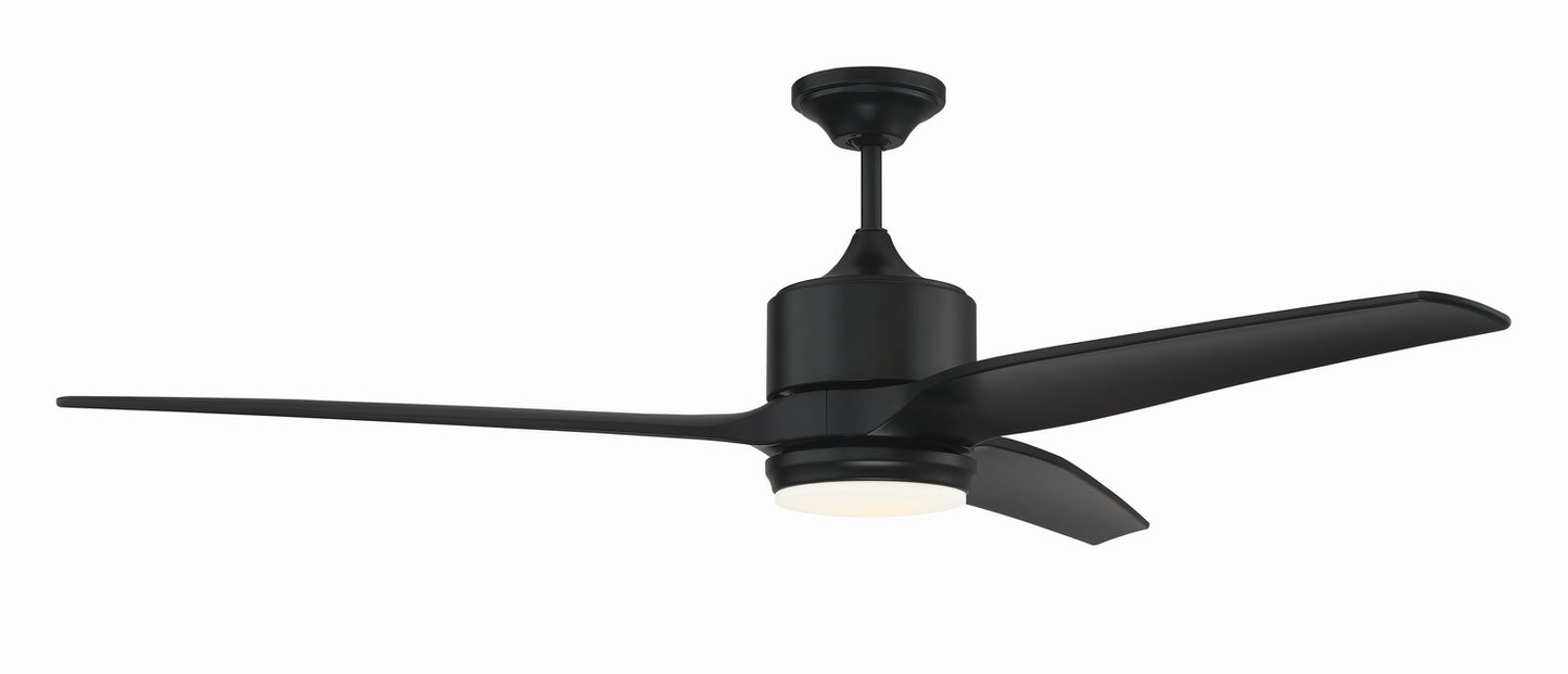 Craftmade - MOB60FB3 - 60" Ceiling Fan - Mobi Indoor/Outdoor - Flat Black