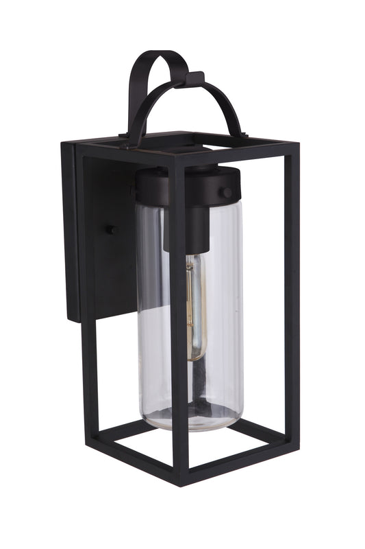 Neo One Light Outdoor Wall Lantern in Midnight